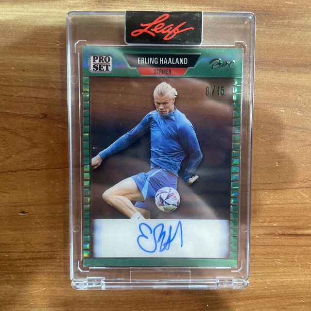 2023 LEAF PRO Set Pure Erling Haaland Auto /15 SSP Rare 🔥 499.99