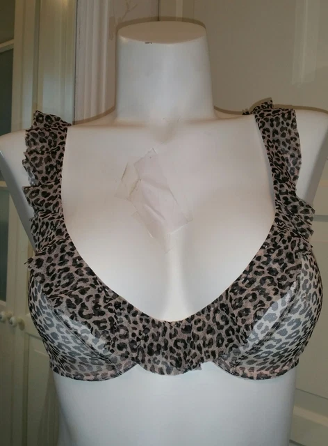 Soutien-gorge Push-up Chantal Thomass Capricieuse - Taille 85D/90B/95B, Couleur Panthère Saumon, Neuf étiquettes