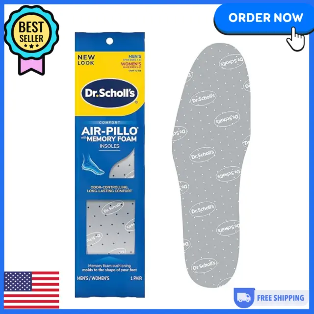 Dr. Scholls Comfort Double Air-Pillo Shoe Insoles Mens Women Work Sports Active