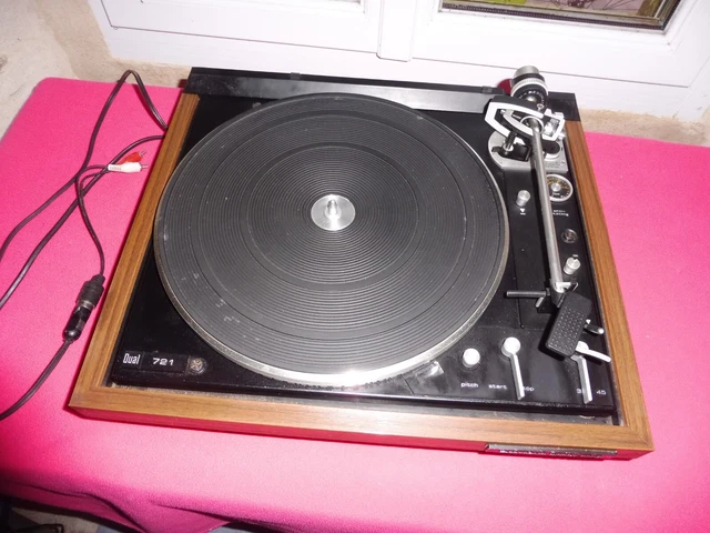 PLATINE VINYLE VINTAGE BSR XL-1200 suivi linéaire automatique programmable avec courroie neuve