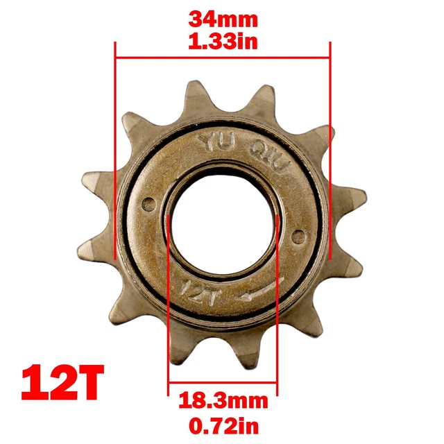 HIGH STRENGTH STEEL Bike Flywheel Suitable for Most Bicycle Wheels 12T