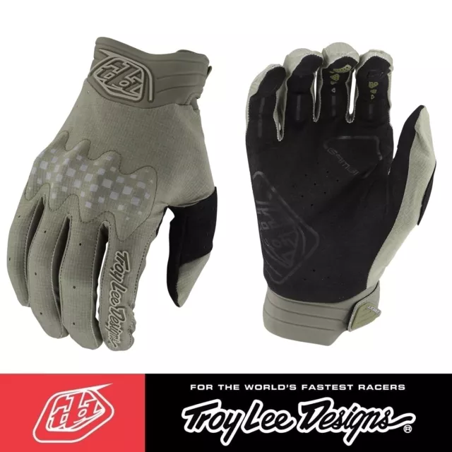 Troy Lee Designs Gambit MX Glove Olive - D30 Protection Motocross & Enduro Glove