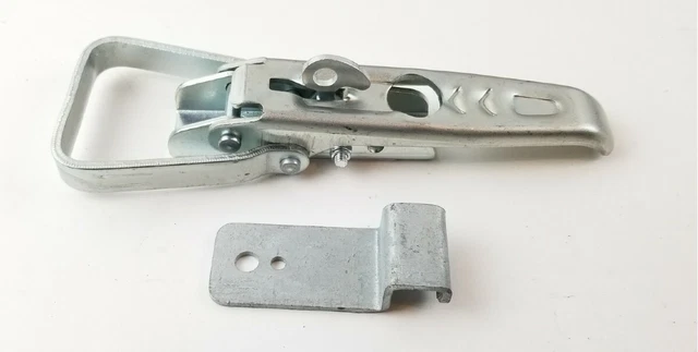Karavan Ramp Latch with 5/16" Mounting Holes and a Lockable Design and Catch