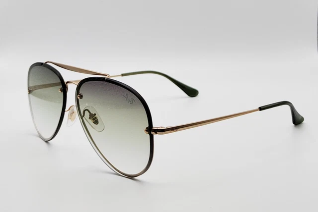 Ray Ban Aviator Blaze occhiali da sole Uomo Donna Ray-Ban RB 3584N a goccia New