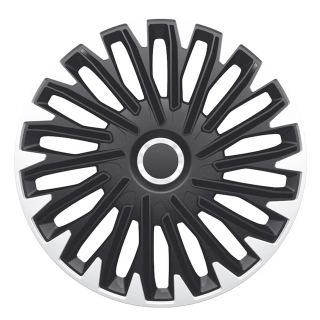 Enjoliveurs SUMEX Illinois 14 Pouces Noir - Pour Jantes Acier, Design Sobre Et Durable, Pack De 4 - 11