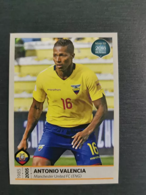 Antonio Valencia Équateur 362 Road To Russia 2018 image panini comme neuve