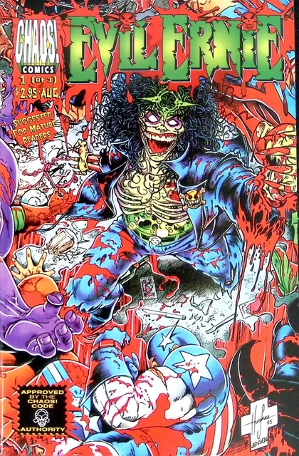 Evil Ernie vs the Super Heroes #1 - High Grade Steven Hughes Cover
