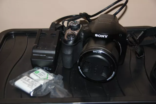 Sony Cyber-shot DSC-H400 20.1MP Digital Camera - Black