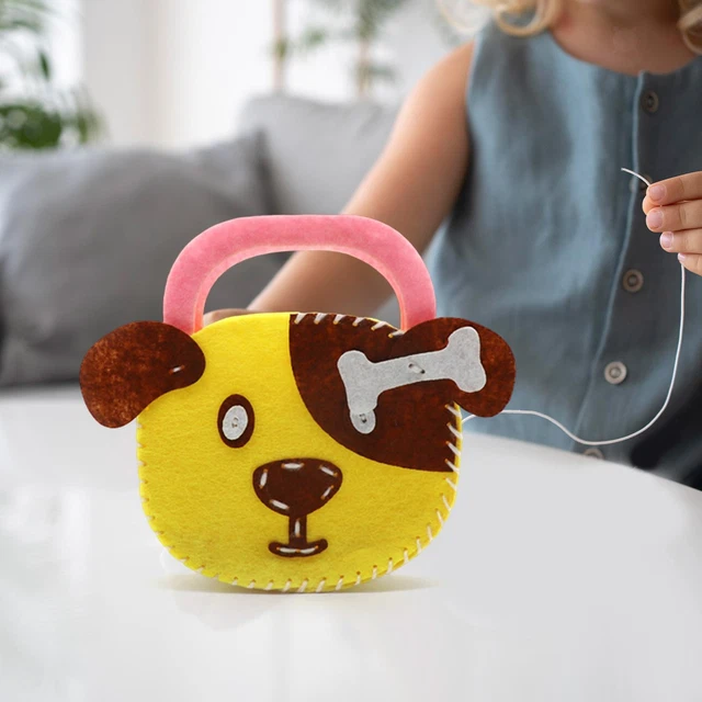 Kit de couture animaux en feutre Licorne, 5 pces