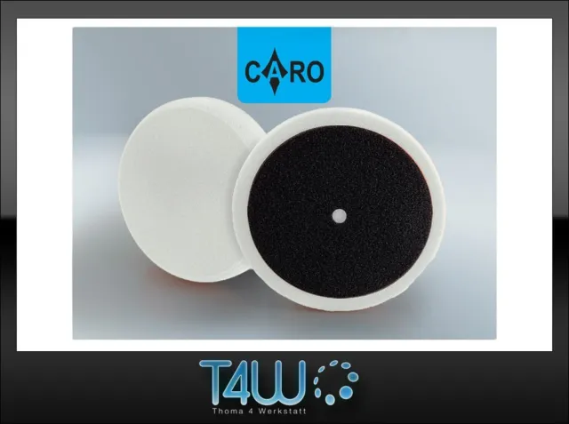 T4W CARO Polishing pad sponge 150×25 mm /  white (hard)