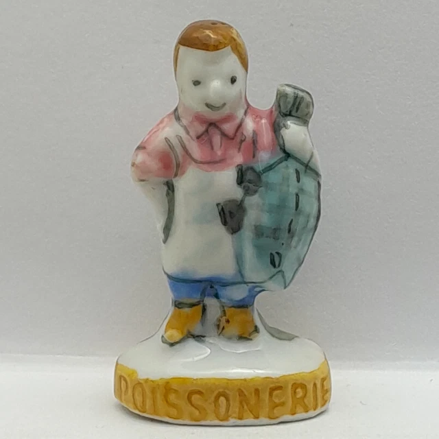 Fève Poissonnerie en porcelaine Nordia (B27B)
