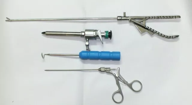 Porte-aiguille Mochi de trocart de laparoscopie 10 mm avec fermeture de...