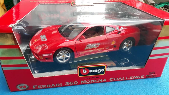 Burago 3378 - FERRARI 360 Modena Challenge Rouge 1:18