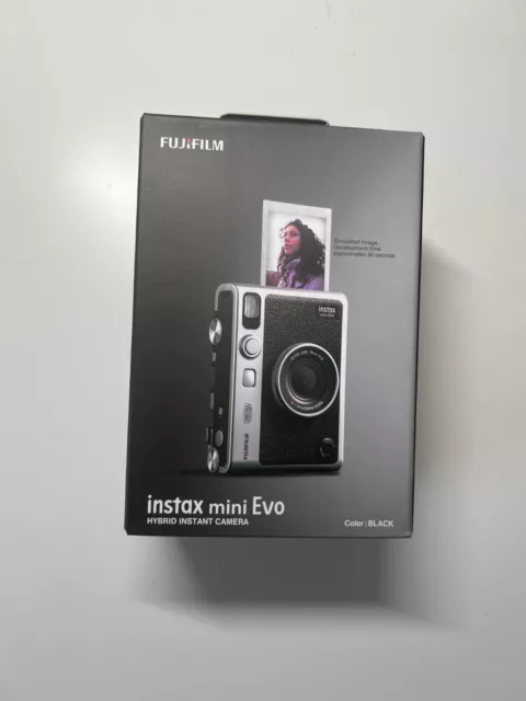 Fujifilm instax mini Evo Hybrid-Sofortbildkamera - Schwarz