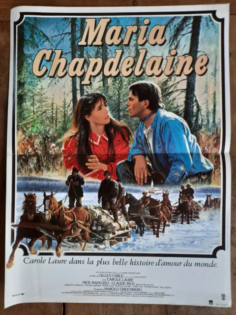 Affiche MARIA CHAPDELAINE Gilles CARLE Carole LAURE Claude RICH 40x60cm