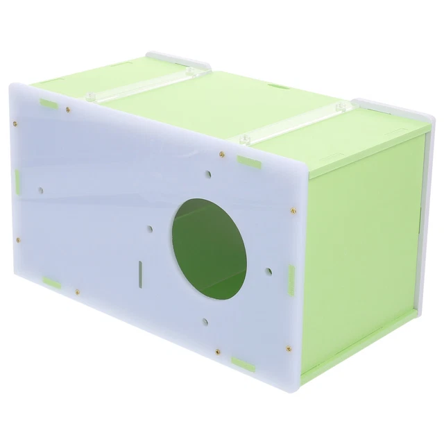 1 pieza Caja de cría de aves Caja de anidación de aves Jaula de cría de aves Caja de cría de loros