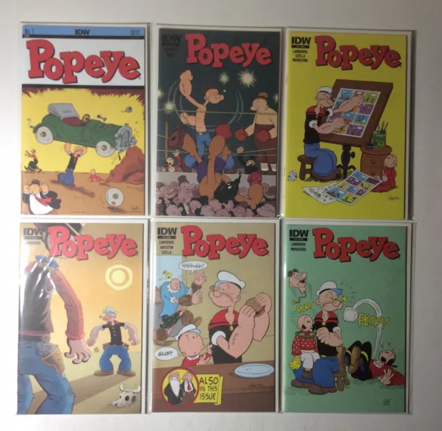 IDW Popeye Comic Book Set 2012 2013 1-11 1 2 3 4 5 6 7 8 9 10 11 MINT 1st Print