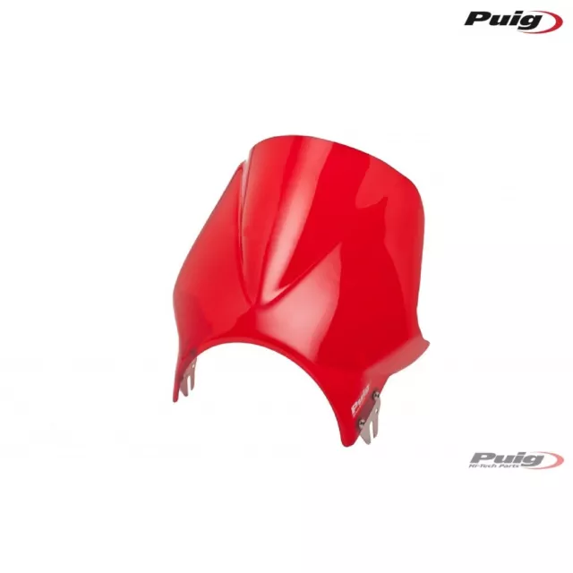 Puig 1482R Cupolino Univ Mod Windy Rosso For Kawasaki Z Rs 650 2022-2022