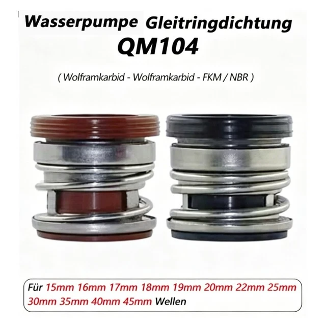 Gleitringdichtung drehend für 15er Pumpe Aspri