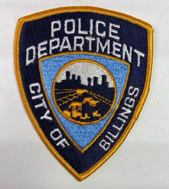 Billings Police Montana MT Police Patch G10A