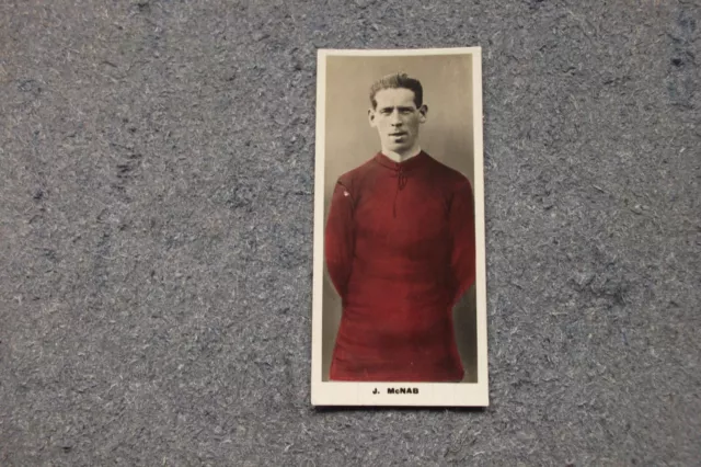 D.C.Thomson Footballers 1922  J.McNAB  (Liverpool)