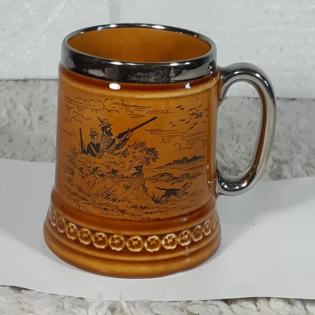 Vintage Lord Nelson Ware Elijah Cotton Hunting Ceramic Beer Mug Stein England