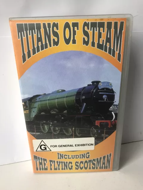 Titans of Steam Vhs Tape Trains