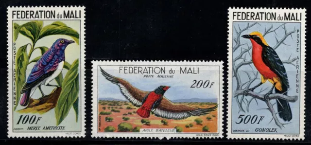 Mali 1960 Mi. 3-5 MNH 100% Airmail birds