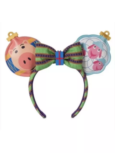 CHRISTMAS Disney Park EXCLUSIVE Toy Story Land Merry Pixar Leather Minnie Ears