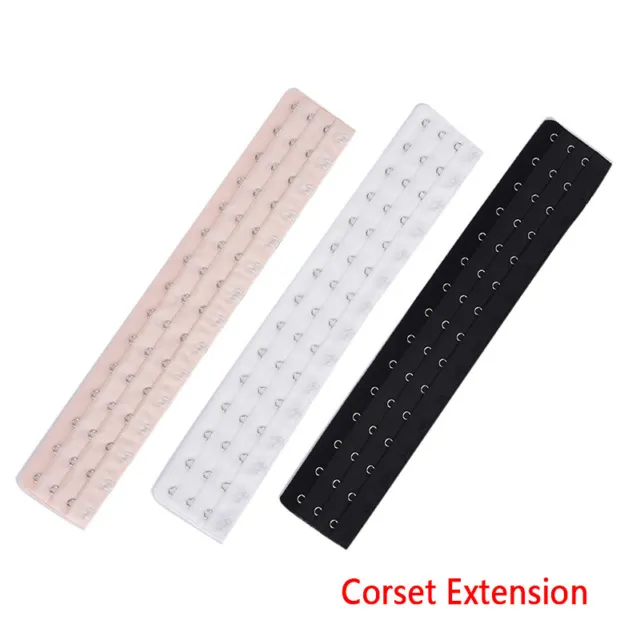 Women Corset Extension 3 Rows 15 Clasp Lengthen Middle Button BodywearATAUBDYB