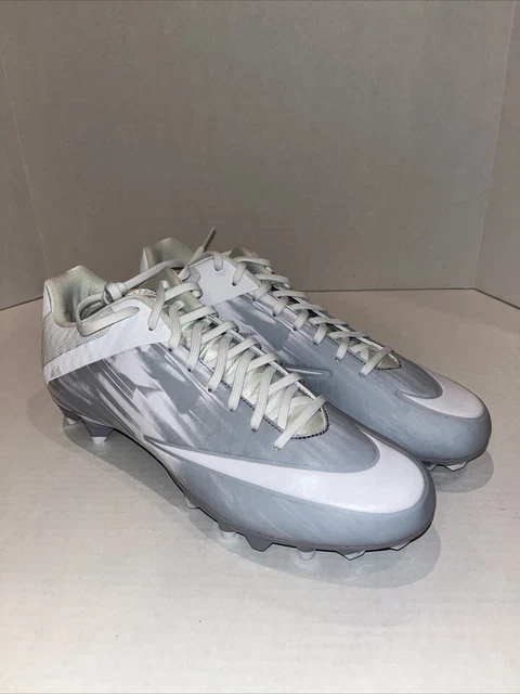 NEW NIKE VAPOR Speed 2 Lax White and Grey Lacrosse Cleats FREE Shipping 44.99 PicClick