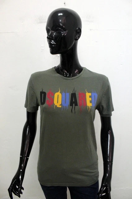 DSQUARED2 MAGLIA DONNA Taglia M Maglietta T Shirt Verde Manica Corta Estiva EUR 27 93 PicClick IT