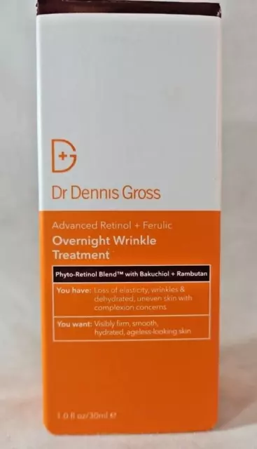 Dr Dennis Gross Advanced Retinol + Ferulic Overnight Wrinkle Treatment 1oz/30ml