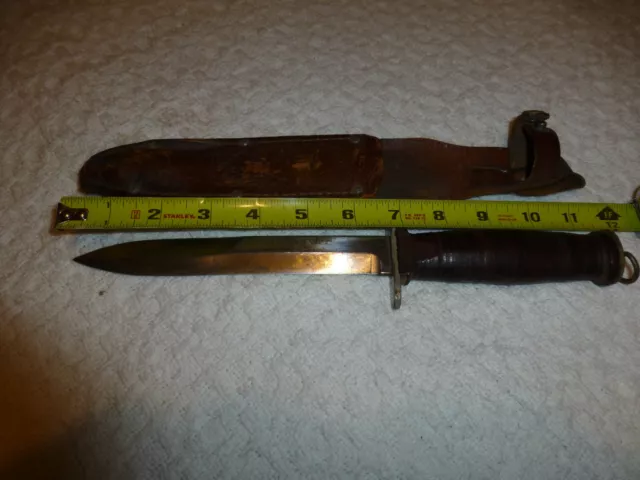 Wwii Ww2 Post  Us M3 Stile Fighting Knife Kutmaster Fighting Knife