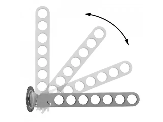 Edelstahl Garderobenhaken Kleiderlüfter Kleiderhaken Wäschestange klappbar Haken