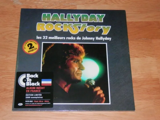 johnny hallyday rockstory double vinyle 33T édition limitée pays bas neuf scellé