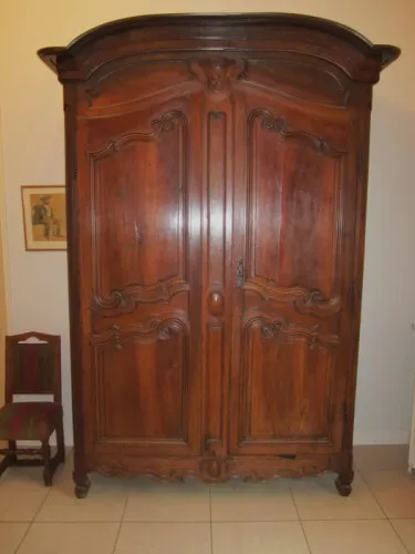 Huge French Walnut Armoire