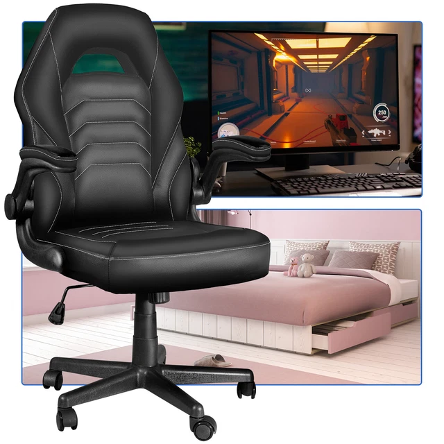 OFFICE GAMING CHAIR Ergonomic Swivel Executive Chair Racing Computer