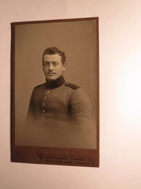Soldat in Uniform - Regiment KB IR 16 / CDV Peter Ederer Landshut