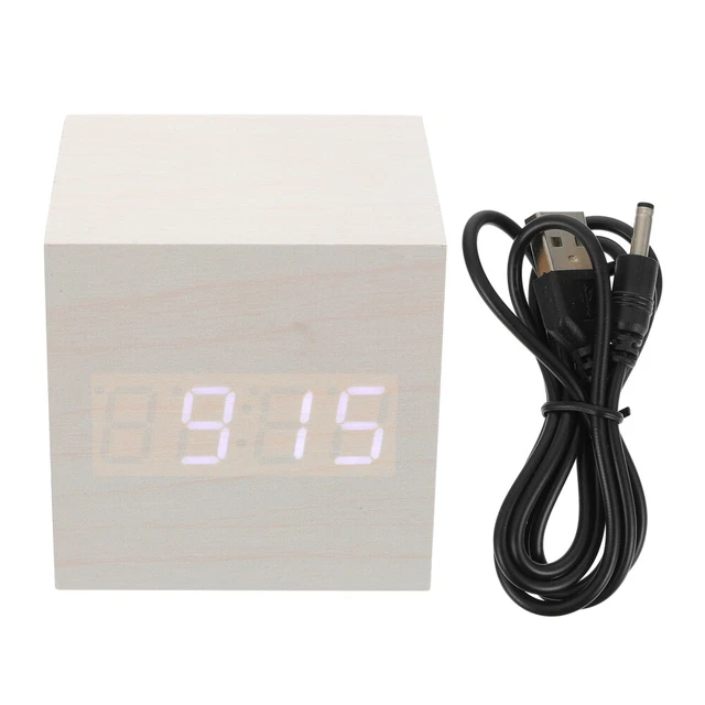 Sveglia elettronica scheda densità bianca bambino anti-snooze digitale per bambini