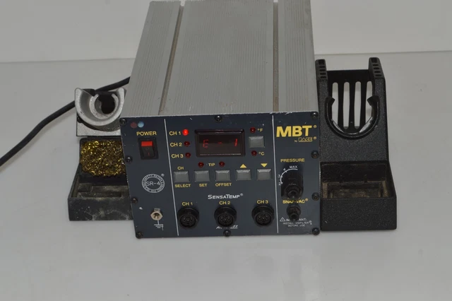 ^^ Pace MBT 250 PPS-85A 3 Channel Soldering Desoldering Rework Station (ZLI55)