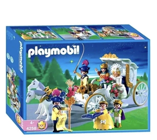 Calèche royale et son cheval à coiffer - Playmobil | Beebs