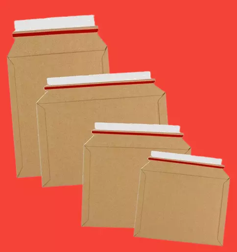 Book Mailers Postal PIP Cardboard Expandable Parcel 234MM X 334MM C4