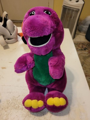 purple stuffed dinosaur