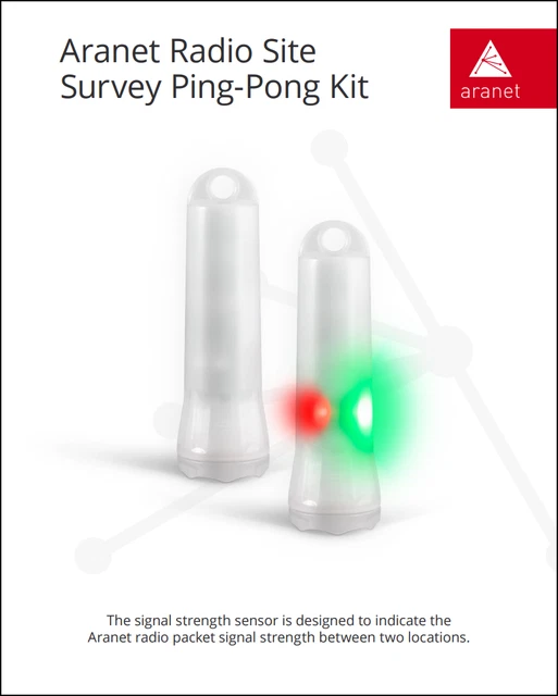 Aranet4 Radio Site Survey Ping-Pong Kit