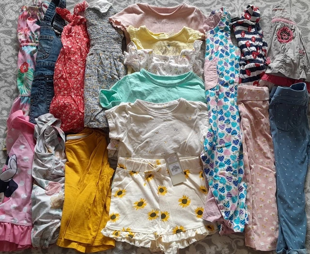 Pacchetto di abiti estivi primavera per ragazze 18-24 mesi ☀️ (1 nuovo con etichette)