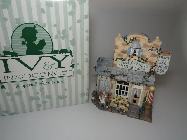 Fine And Dandy's Barber Shop 2000 Ivy & Innocence Cast Art #05226 - MIB Fine And Dandy's Barber Shop 2000 Ivy & Innocence Cast Art #05226 - MIB