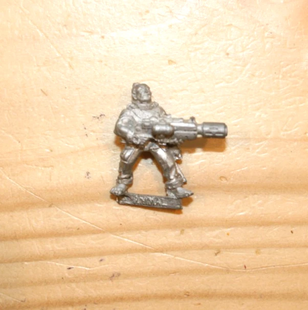 Figurines Warhammer 40k : Schaeffer's Last Chancers En Métal, Oldhammer 1998, Troupes Astra Militarum Non Peintes