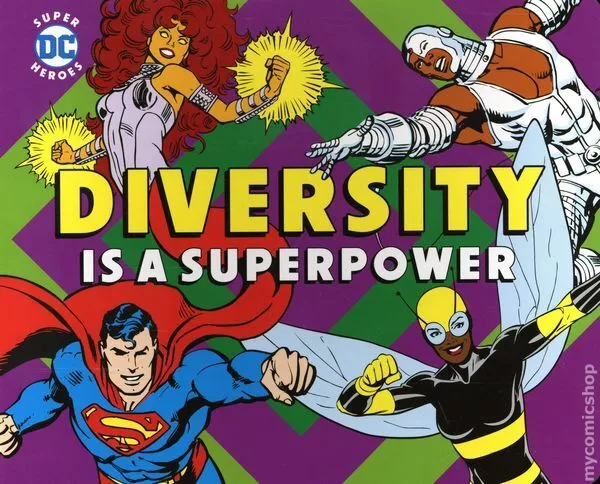 DC Super Heroes Diversity is a Superpower HC Board Book #1-1ST VF 2021