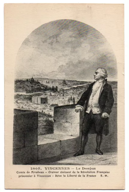 CPA 94 - VINCENNES (Val de Marne) - 2805. Le Donjon. Mirabeau prisonnier